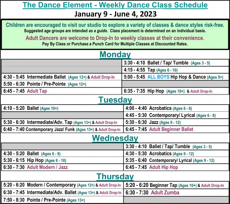 Ballet, Hip Hop, & Dance Lessons for Children & Adults in Wilmington NC.